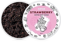 Body Coffee Scrub "Strawberry" - SHAKYLAB Coffee Scrub Strawberry — photo N1