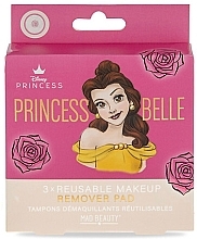 Reusable Cleansing Face Pads - Mad Beauty Disney Princess Remover Pad Belle — photo N2