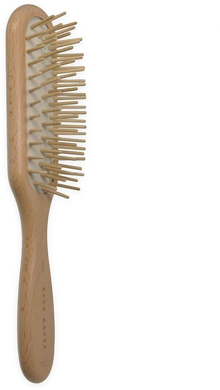 Hair Brush with Wooden Teeth, 62AX9380 - Acca Kappa — photo N4