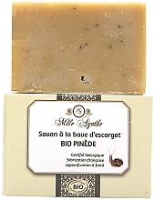 Fragrances, Perfumes, Cosmetics Organic Snail Mucin Soap "Pine" - Mlle Agathe