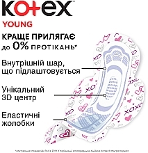 Sanitary Pads, 10 pcs. - Kotex Young Ultra Normal — photo N12