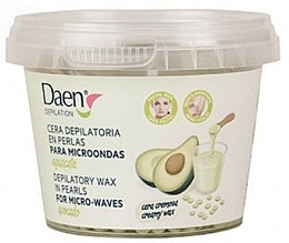 Avocado Depilation Wax - Daen Depilatory Wax in Pearls Avocado — photo N1