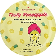 Brightening Sheet Mask - I Heart Revolution Pineapple Brightening Printed Sheet Mask — photo N2