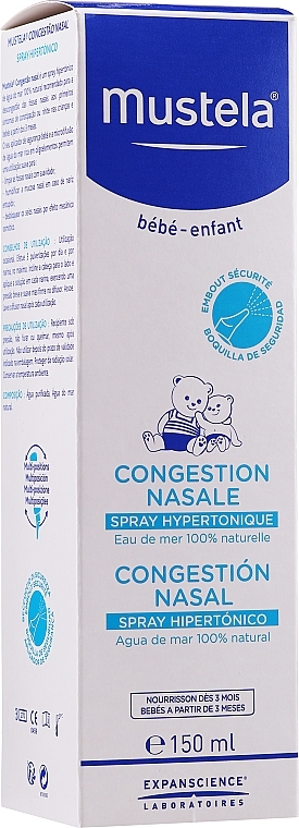 Nasal Congestion Hipertonic Spray - Mustela Nasal Congestion Hipertonic Spray — photo N1