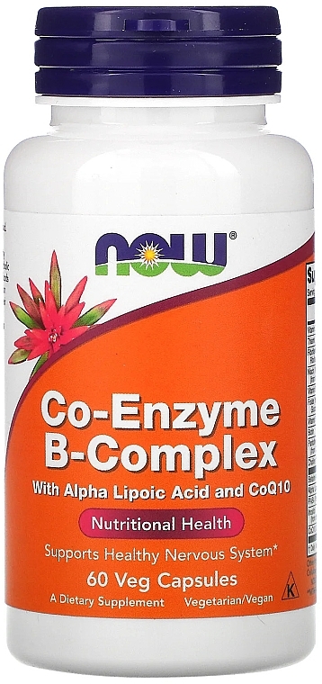 Dietary Supplement Coenzyme, 60 capsules - Now Foods Co-Enzyme B-Complex — photo N1
