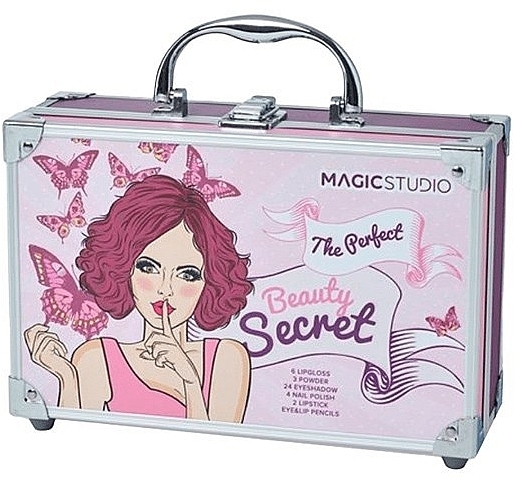 Makeup Kit in Case, 43 products - Magic Studio Pin Up The Perfect Beauty Secret Case — photo N2