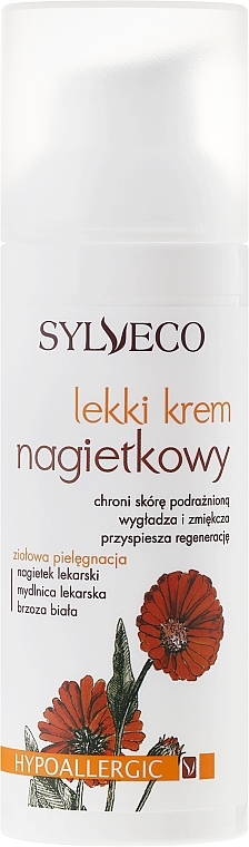 Light Face Cream "Calendula" - Sylveco Face Cream — photo N2