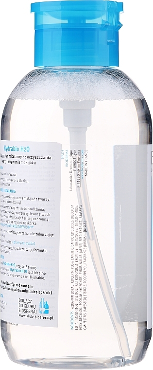 Moisturizing Micellar Solution with Dispenser - Bioderma Hydrabio H2O Micelle Solution — photo N2