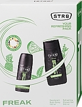 Fragrances, Perfumes, Cosmetics STR8 FR34K - Set (deo/spray/150ml + sh/gel/250ml)