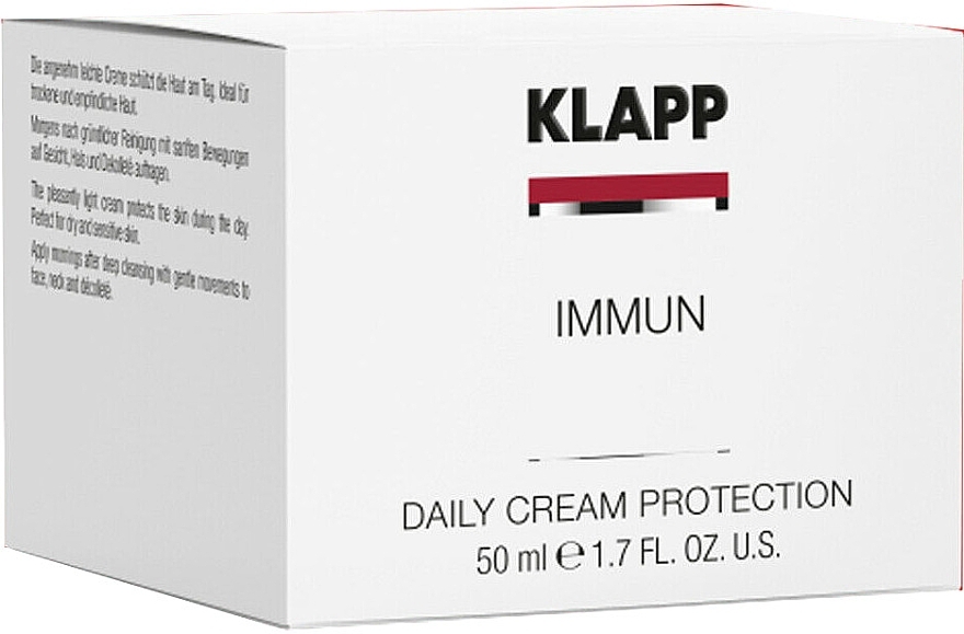 Protective Day Cream - Klapp Immun Daily Cream Protection — photo N40