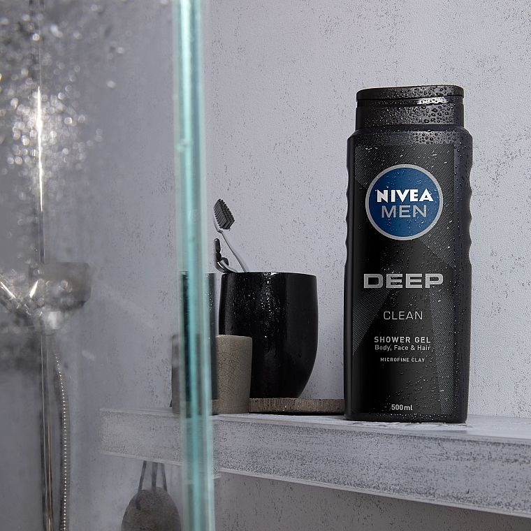 Deeply Cleansing Shower Gel - NIVEA Men Deep Clean Shower Gel — photo N4