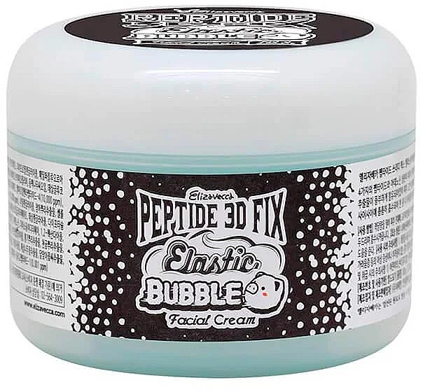 Rejuvenating Facial Bubble Cream - Elizavecca Peptide 3D Fix Elastic Bubble Facial Cream — photo N3