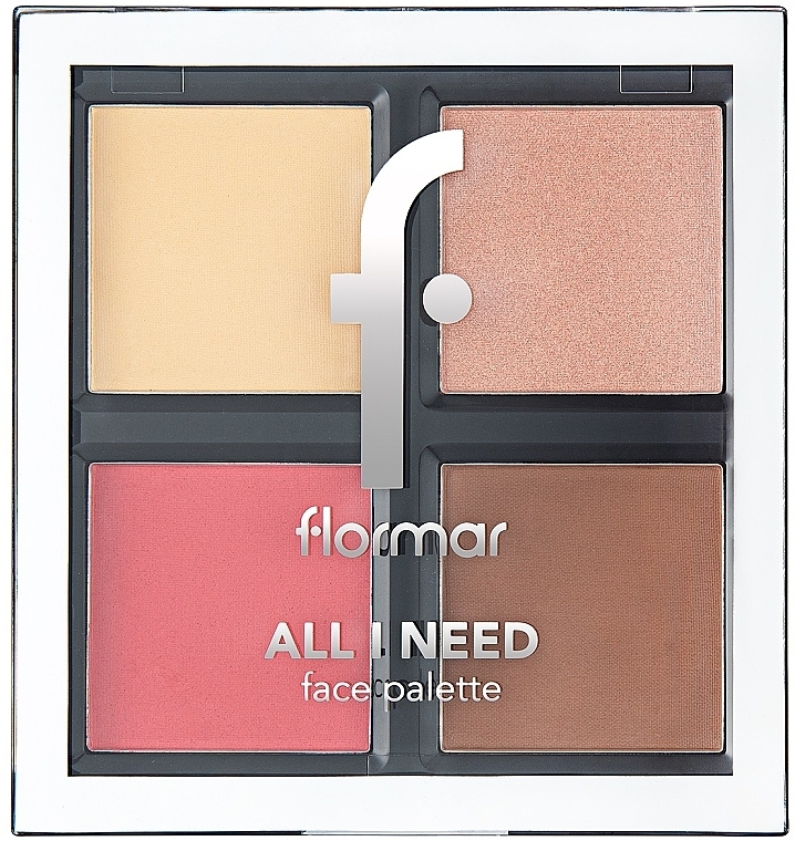 Face Makeup Palette - Flormar All I Need Face Palette — photo N1