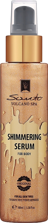 Body Serum - Santo Volcano Spa Shimmering Serum For Body — photo N1