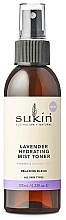 Fragrances, Perfumes, Cosmetics Refreshing Face Mist "Lavender" - Sukin Lavender Hydrating Mist Toner