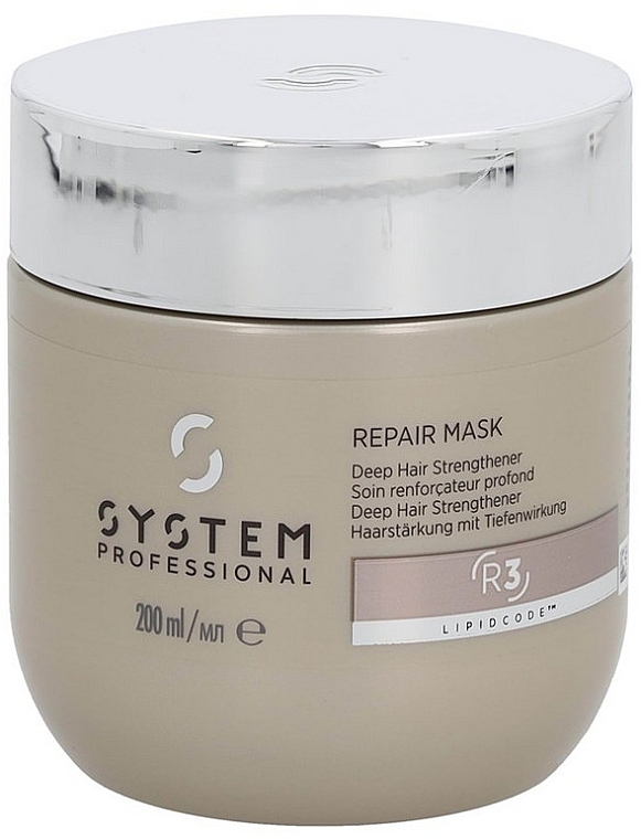 Repair Hair Mask - System Professional Lipidcode Repair Mask R3 — photo N2