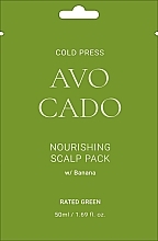 Nourishing Avocado & Banana Scalp Mask - Rated Green Cold Press Avocado Nourishing Scalp Pack — photo N1