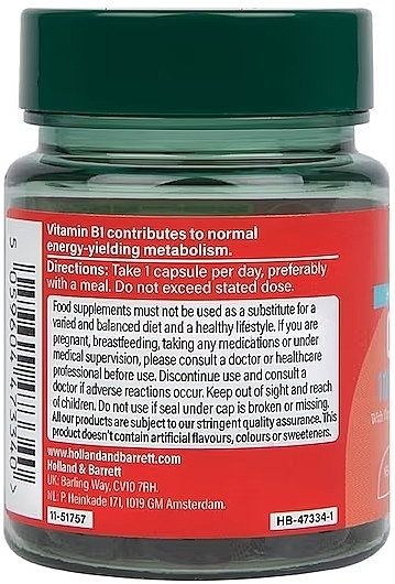 Coenzyme Q10 Food Supplement, 100 mg - Holland & Barrett High Strength Co-Q10 100mg — photo N3
