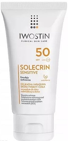 Protective Emulsion SPF 50+ for Sensitive Skin - Iwostin Solecrin Sensitive Protective Emulsion — photo N1