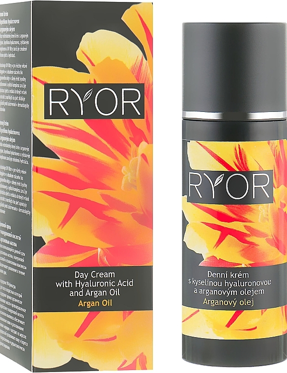 Day Cream with Hyaluronic Acid & Argan Oil - Ryor Day Cream With Hyaluronic Acid And Argan Oil — photo N1