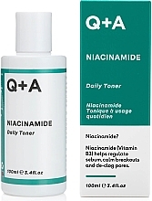 Fragrances, Perfumes, Cosmetics Moisturizing Face Toner - Q+A Niacinamide Daily Toner