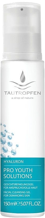 Face Cleansing Gel with Hyaluronic Acid - Tautropfen Hyaluron Pro Youth Solutions — photo N3