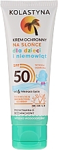 Kids Protective Waterproof Cream SPF 50 - Kolastyna — photo N3