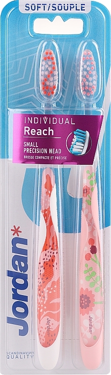 Soft Toothbrushes, option 14 - Jordan Individual Reach Soft — photo N1
