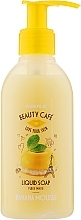 Fragrances, Perfumes, Cosmetics Banana Mousse Liquid Hand Soap - Faberlic Beauty Cafe Banana Mousse Liquid Soap