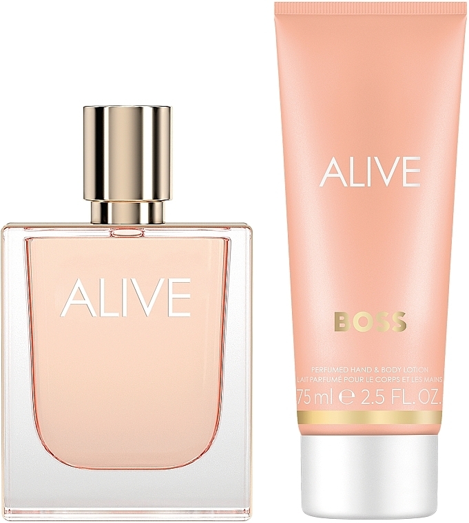 Set (edp/50ml+b/lot/75ml) - Hugo Boss Boss Alive — photo N1