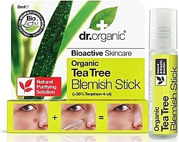 Organic Anti-Pigmentation Stick with Tea Tree - Dr. Organic Tea Tree Blemish Stick Stops In Their Tracks — photo N1