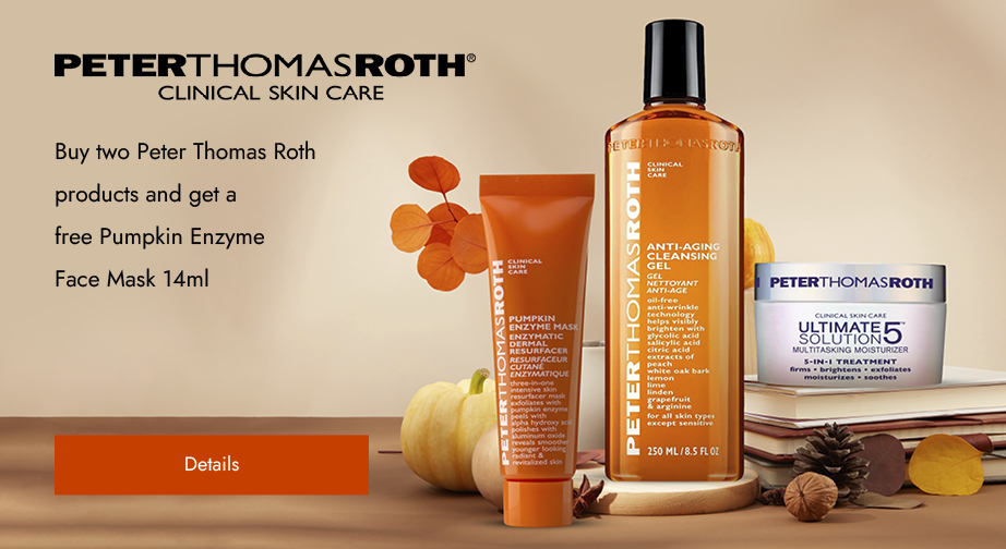 Buy two Peter Thomas Roth products and get a free Pumpkin Enzyme Face Mask 14ml