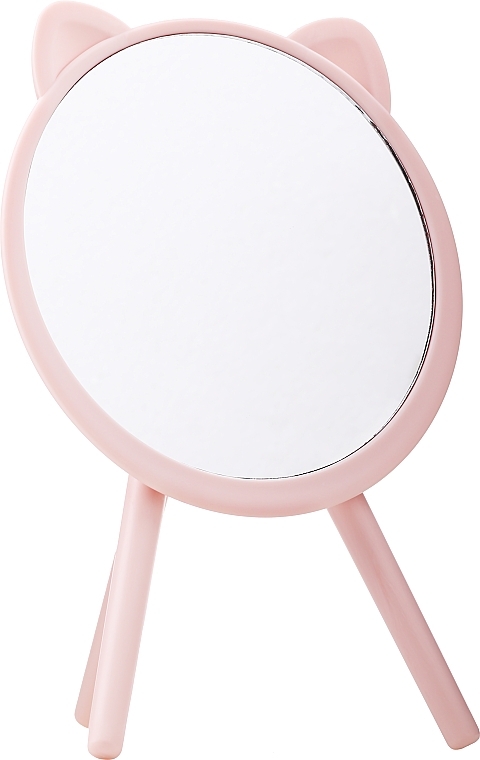 One-Side Cat Mirror on Stand, 4544, pink - Donegal — photo N1