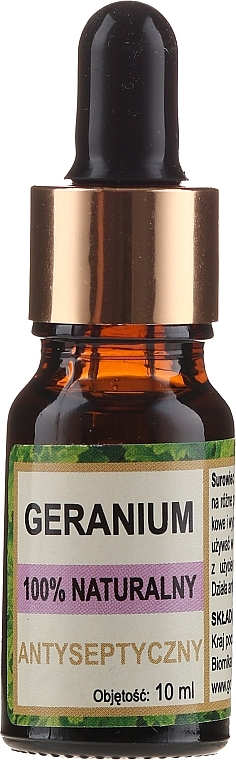 Natural Geranium Essential Oil - Biomika Geranium Essential Oil — photo N1