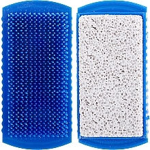 Fragrances, Perfumes, Cosmetics Nail Brush with Pumice, 71041, dark blue - Top Choice