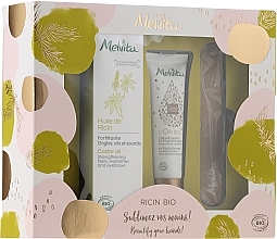 Fragrances, Perfumes, Cosmetics Set - Melvita Beauty for Your Hands Set (h/cr/30ml + h/f/oil/50ml + nail/file/1pcs)