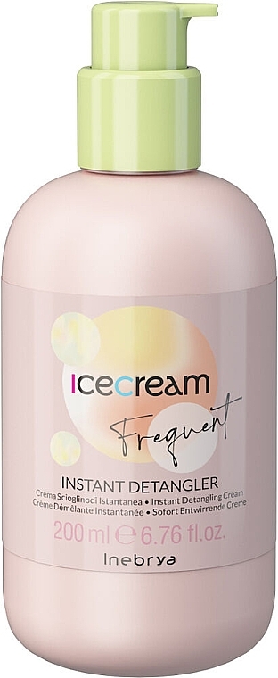 Leave-In Conditioner - Inebrya Frequent Ice Cream Instant Detangler — photo N3