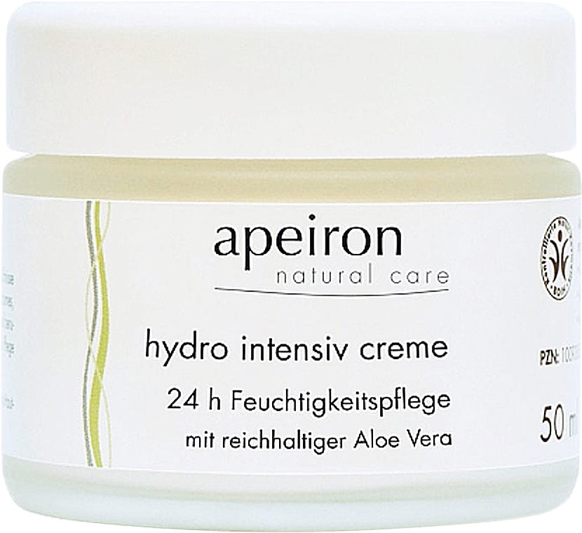 Intensive Moisturizing Cream - Apeiron Hydro Intensiv Cream 24h — photo N2