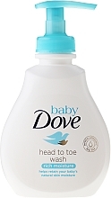 Fragrances, Perfumes, Cosmetics Kids Shampoo-Gel - Dove Baby Rich Moisture Washing Gel For Body And Hair