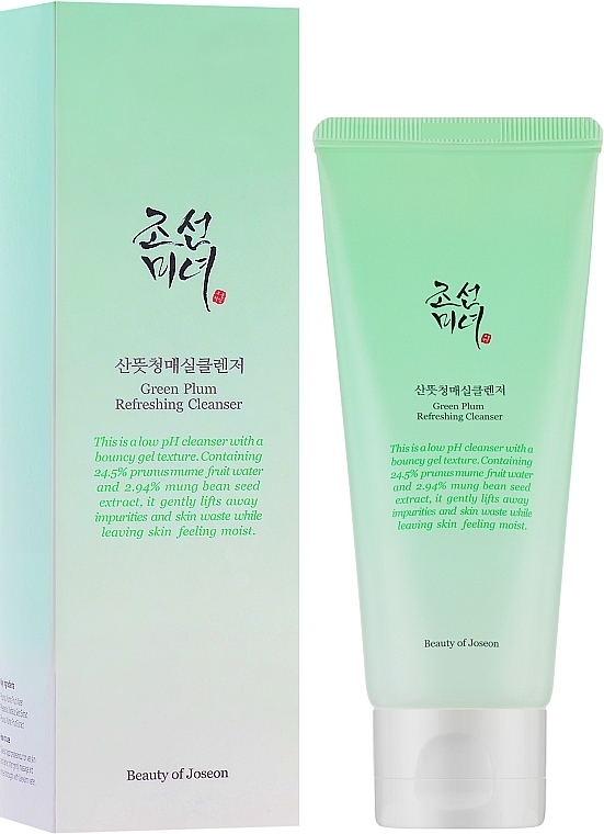 Face Cleansing Gel with Green Plum - Beauty Of Joseon Green Plum Refreshing Cleanser — photo N2