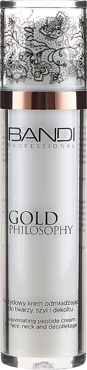 Rejuvenating Peptide Face, Neck and Decollete Cream - Bandi Professional Gold Philosophy Rejuvenating Peptide Cream — photo N2