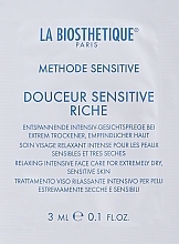 Regenerating Cream for Dry & Sensitive Skin - La Biosthetique Douceur Sensitive Riche Cream (sample) — photo N1