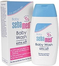 Fragrances, Perfumes, Cosmetics Shower Gel - Sebamed Baby Wash Extra Soft