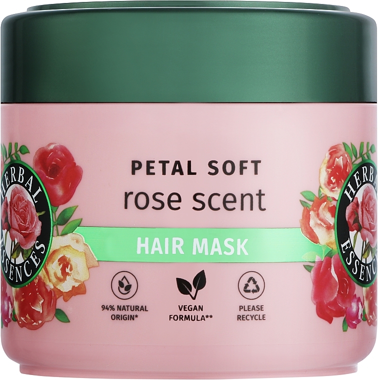 ローズ ヘア マスク - Herbal Essences Petal Soft Rose Scent Hair Mask — photo N2