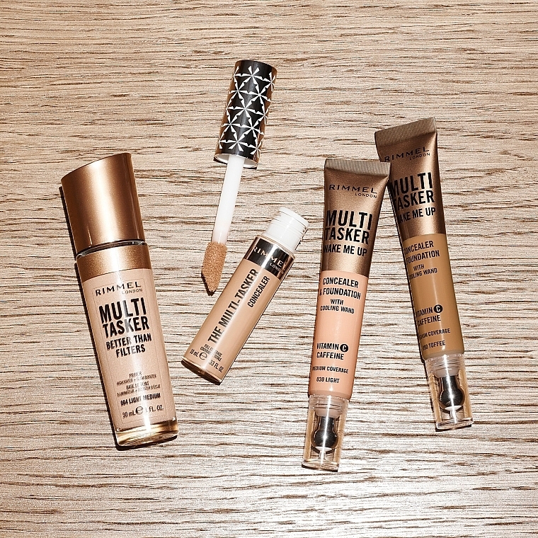 Concealer & Foundation - Rimmel Multi Tasker Wake Me Up Concealer & Foundation — photo N19