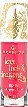 Fragrances, Perfumes, Cosmetics Tint for lips and cheeks - Essence Love, Luck & Dragons Lip & Cheek Tint