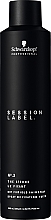 Strong Hold Hair Spray - Schwarzkopf Professional Session Label #3 The Strong Hairspray — photo N2