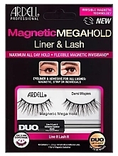 Ardell Magnetic Megahold Liner & Lash Demi Wispies (eye/liner/2.5g + lashes/2pc) - Set — photo N1