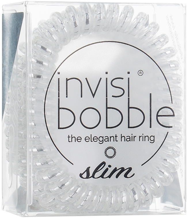 Hair Ring - Invisibobble Slim Chrome Sweet Chrome — photo N1