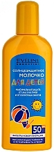 Fragrances, Perfumes, Cosmetics Kids Sunscreen Milk SPF50 - Eveline Cosmetics Body Sun Milk